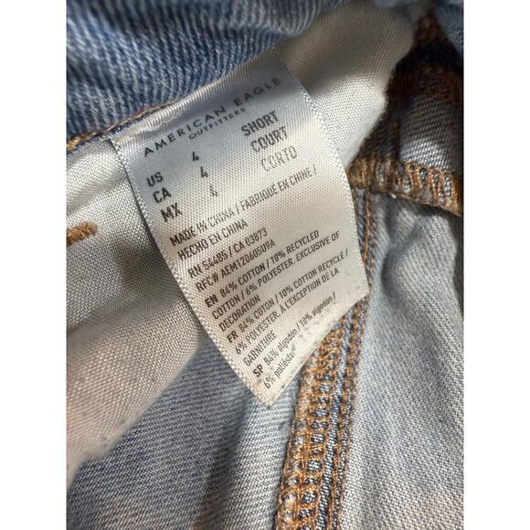 American eagle womens 4 short distressed denim - Picture 2 of 6